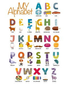 My Alphabet Poster 16×20