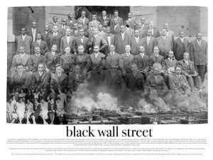 24×36 Black Wall Street Poster