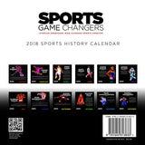 2018 Sports Game Changers Calendar