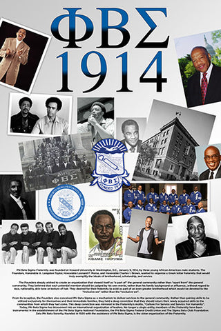 Phi Beta Sigma Fraternity Poster